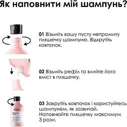 Шампунь L'Oreal Professionnel Serie Expert Vitamino Color Resveratrol для фарбованого волосся 500 мл - мініатюра 6