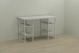 Комп'ютерний стіл Ferrum-decor Карен 75x140x60 білий ДСП Білий 32мм (FRD-102271)