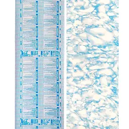 Самоклеюча плівка Sticker Wall блакитний мармур 0.45х10м SW-00000815 - мініатюра 3
