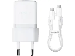 Мережевий зарядний пристрій BASEUS Palm Fast Charger 30 W Type-C to Type-C cable (P10111605213-01)