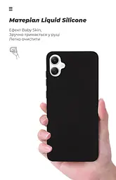 Чехол ArmorStandart ICON для Samsung A05 (A055) Black (ARM71801) - мініатюра 7