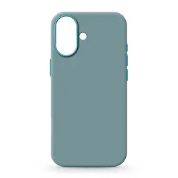 Силиконовый чехол для Apple iPhone 16, ICON2 Case, голубой, противоударный, панель, защита всего корпуса, матовая поверхность Soft Touch, выступает над дисплеем, совместим с защитными стеклами и пленками, с микрофиброй, ArmorStandart (ARM79629)