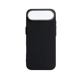 Карбоновый чехол для Apple iPhone 17 Air, LikeCarbon2 MagCase, черный, тонкий защитный чехол-панель из поликарбоната с магнитами N52, MagSafe, противоударный, совместим с беспроводной зарядкой, приподнятые края для защиты камеры, ArmorStandart (ARM88380)