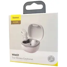 Навушники Baseus Encok True Wireless Earphones WM01 чорні - мініатюра 2