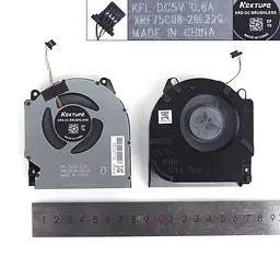 Вентилятор для HP Victus 16-D 16T-D 16-E TPN-Q263 TPN-Q264 80W, (GPU Fan, M54776-001, NS75C06-20K22, Аналог) - мініатюра 3