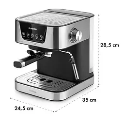 Кавоварка Klarstein Arabica 15 бар 1050 Вт (10033729) - мініатюра 4