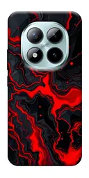 TPU чехол Demsky Black red marble для Xiaomi Redmi Note 15 Pro 5G