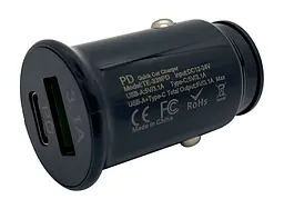 Автомобільний зарядний пристрій XON UniLink Type-C 15W (PD15) + 5V/3.1A Black (CU00AC31AB 3395) - мініатюра 4