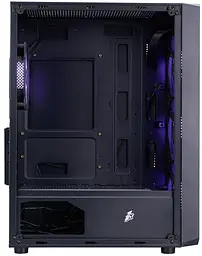 Корпус 1stPlayer FD3-M-BK-4F7 Black без БП (FD3-M-BK-4F7) - мініатюра 4