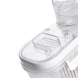 Контейнер для зберігання сипучих продуктів з кришкою дозатором 2 л, білий Yiwu HP-27-13 - мініатюра 24