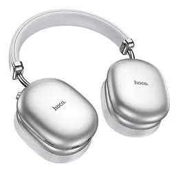 Накладні бездротові навушники Hoco W35 Max Auspicious ANC Silver - мініатюра 2