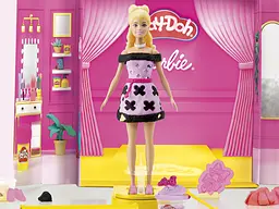 Набір для творчості Play-Doh Barbie Показ Моди з масою для ліплення (G1356) - мініатюра 8
