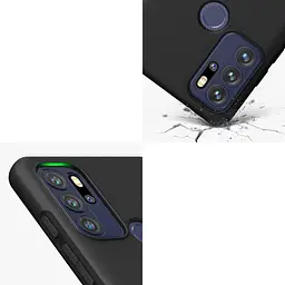 Силіконовий чохол BeCover для Motorola Moto G60s Black (711094) - мініатюра 3