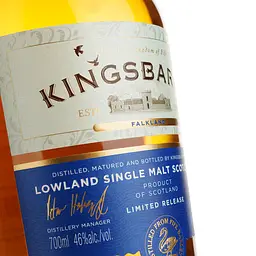 Віскі Kingsbarns Falkland Lowland Single Malt Scotch Whisky 46% 0.7 л в подарунковій коробці - мініатюра 4