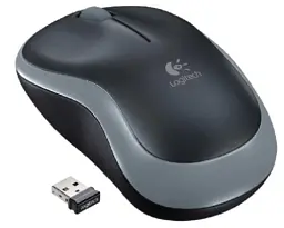Миша Logitech M185, Grey/Black, USB, бездротова, оптична, 1000 dpi, 3 кнопки, 1xAA (910-002235) - мініатюра 2