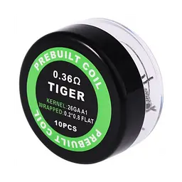 Комплект спіралей PREBUILT Tiger Coil 0.36 10 шт Ом (bs055) - мініатюра 2