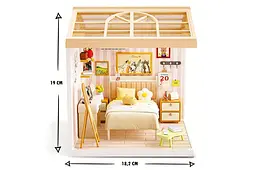 Конструктор-румбокс 8004 MINI HOUSE серії "Інтер'єр" – Спальня (світло) - мініатюра 7