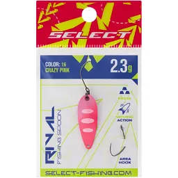 Блешня Select Rival 2.3g 30mm #16 Crazy Pink - мініатюра 2