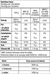 BCAA USA BCAA+B6 340 таблеток BioTech vit0006732 - мініатюра 2