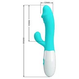 Вібратор з кліторальною стимуляцією Pretty Love Snappy light blue PRETTY LOVE BI-014173-A1 101958 - мініатюра 3