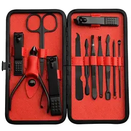 Манікюрний набір для манікюру та педикюру Manicure Suit 12 в 1 в пеналі