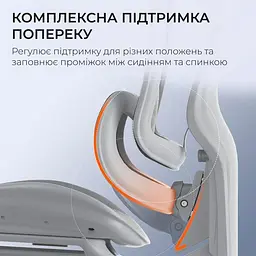Ігрове крісло Sihoo DORO C300 Pro Mesh White (DORO-C300-PRO-M102) - мініатюра 12