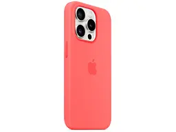 Чохол для смартфона Apple iPhone 15 Pro Silicone Case with MagSafe - Guava (MT1G3) - мініатюра 5