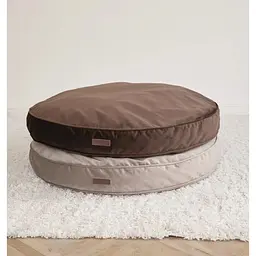 Лежак-подушка ортопедична для собак "Pearl" з ефектом пам'яті Memory Foam коричневий М 85см