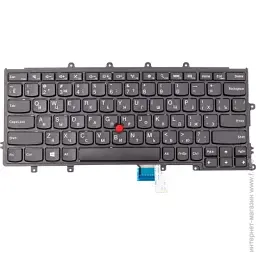 Клавіатура для ноутбука Lenovo ThinkPad A275, чорна, чорний фрейм