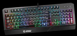 Клавіатура мембранна Vigor GK20 UA 104key, USB-A, EN/UKR/RU, ColorLED, чорний MSI teh0013864 - мініатюра 4