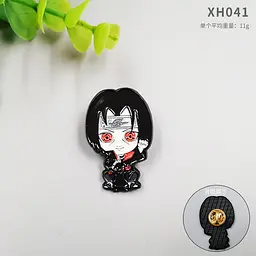 Значок Наруто Ітачі Учіха Naruto Itachi Uchiha Z N IU 04 - мініатюра 2