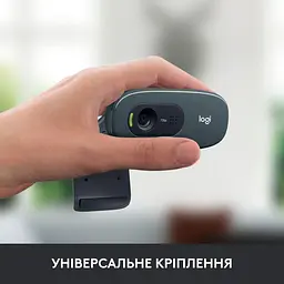 Веб-камера Logitech C270 HD Webcam Black (960-001063) - мініатюра 5