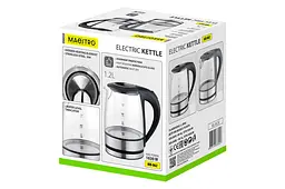 Електрочайник скляний Maestro MR-062-BLACK 1.2л 1630 Вт чорний - мініатюра 5
