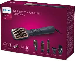 Фен-щітка Philips Series 5000 синя (BHA530/00) - мініатюра 8