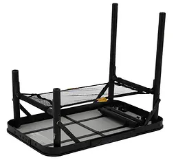 Стіл Bo-Camp Woodbine 56x34 см Black/Wood look (1404191) (DAS303265) - мініатюра 6