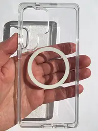 Оригінальний прозорий чохол для Samsung Galaxy S25 Ultra (S938) ZAGG Gear4 Crystal Palace MagSafe Протиударний - мініатюра 3