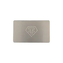 Металева пластина для зберігання сід-фрази Tether Mini Plate 55×90 мм + гравірувальна ручка (1 шт) - мініатюра 2