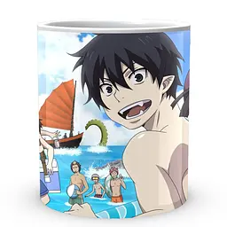 Кухоль GeekLand Blue Exorcist Синій Екзорцист BE 02.21 330 мл білий - мініатюра 2