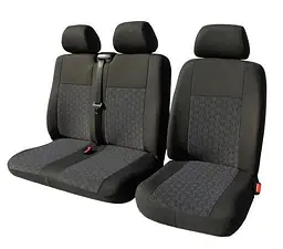 Модельні чохли 2+1 для Opel Vivaro, Nissan Primastar Renault Traffic Чорні