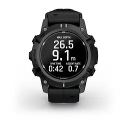 Смарт-годинник Garmin Descent G2 Black with Black Silicone (010-02986-13) - мініатюра 7