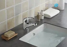 Змішувач для умивальника Zegor NHK1-А048 одноважільний Хром 30412 - мініатюра 3