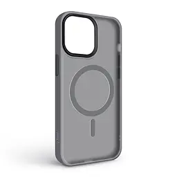 Чехол для Apple iPhone 14 Pro Max, Uniq MagCase, серый, противоударный, панель-накладка с MagSafe, ударопрочный TPU+PC, с магнитом MagSafe, поддержка полноценной беспроводной зарядки, ArmorStandart (ARM75281) - мініатюра 2