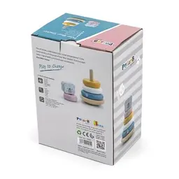 Розвиваюча іграшка Viga Toys Пірамідка PolarB Білий ведмідь (44005) - мініатюра 6