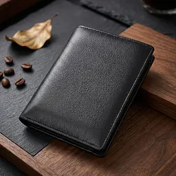 Вертикальне чоловіче портмоне з натуральної шкіри ST Leather 22733 чорне - мініатюра 3