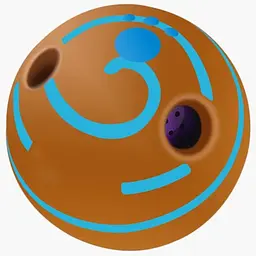 Іграшка-м'яч для собак Dog Giggle Ball Toy, Small Коричневий