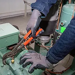 Рукавички Долоні 4577 трикотажні з нітриловим покриттям сірий розмір 10 - мініатюра 3