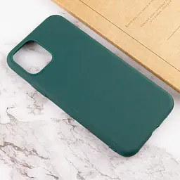 Силіконовий чохол Candy для Apple iPhone 14 Plus (6.7) Зелений / Forest green - мініатюра 4