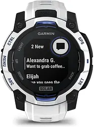 Смарт-годинник Garmin Instinct 3 45mm Solar Whitestone with Whitestone Band (010-02934-03) - мініатюра 6