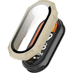 Чохол-накладка DK Пластик Gloss Glass Full Cover для Xiaomi Mi Band 8 (015816) (ivory)
