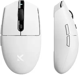 Ігрова бездротова мишка MCHOSE G3 V2 pro / Три режими підключення / Сенсор PAW3395 / 26000 DPI / White